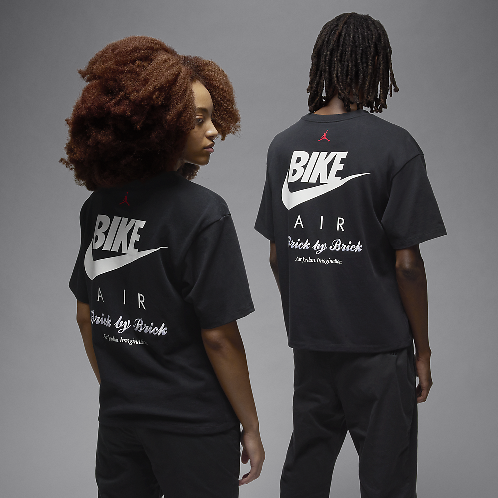 Nigel Sylvester x Air Jordan Brick by Brick Tee Black