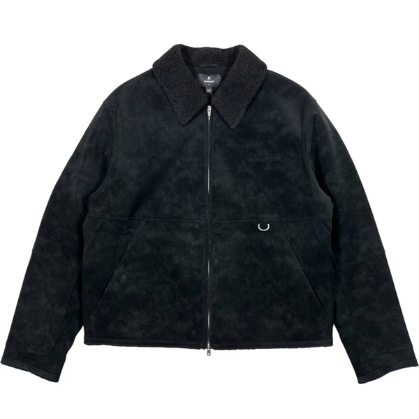 Represent Shearling Jacket Jet Black