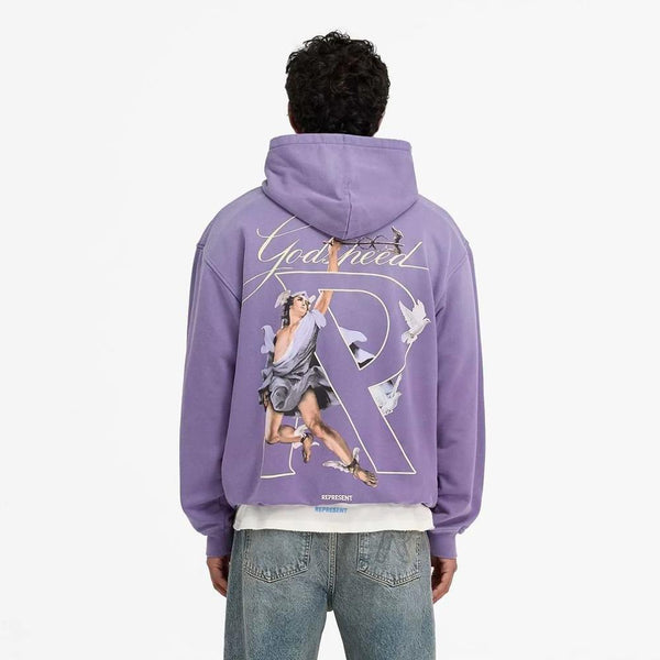 Represent Hermes Hoodie Purple