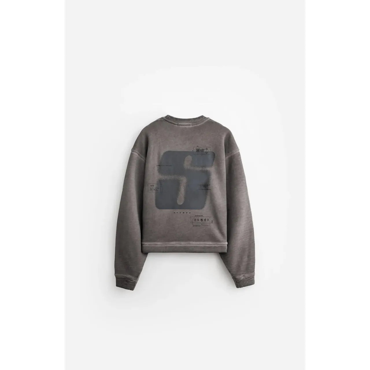 Stampd S24 Transit Cropped Crew Neck Rock Taupe