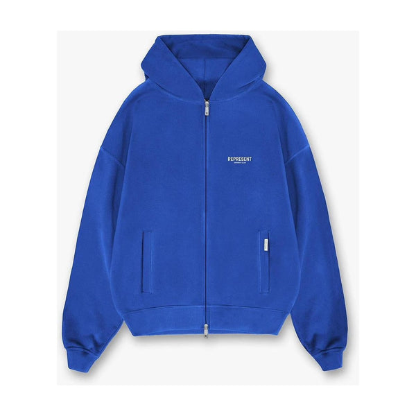 Represent Owners Club Zip Hoodie Cobalt