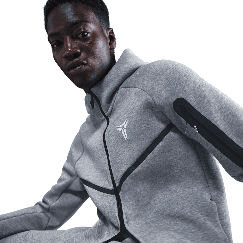 Nike Kobe Tech Fleece Windrunner Grey – AWOL Nike Kobe Tech Fleece Windrunner Grey – AWOL