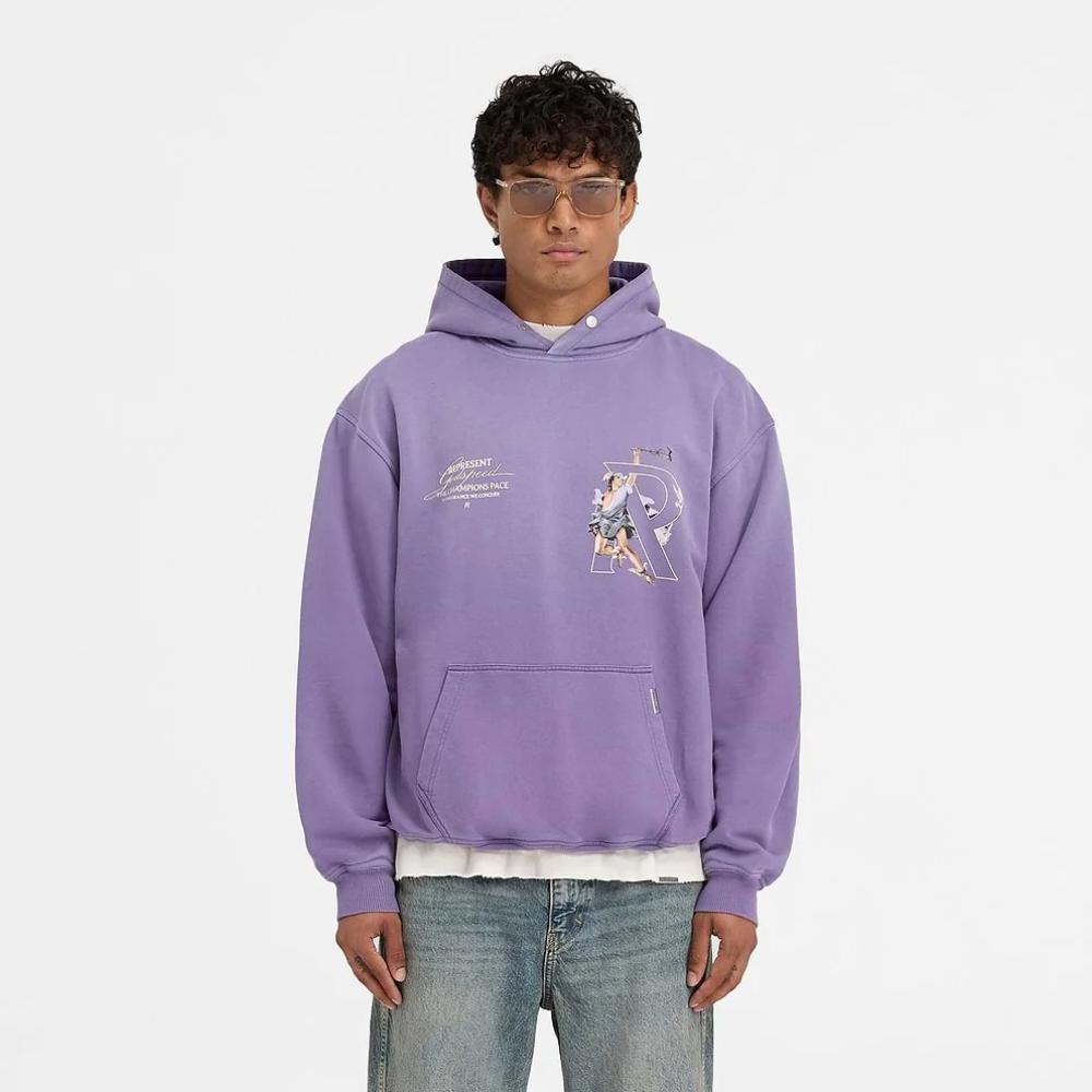 Represent Hermes Hoodie Purple