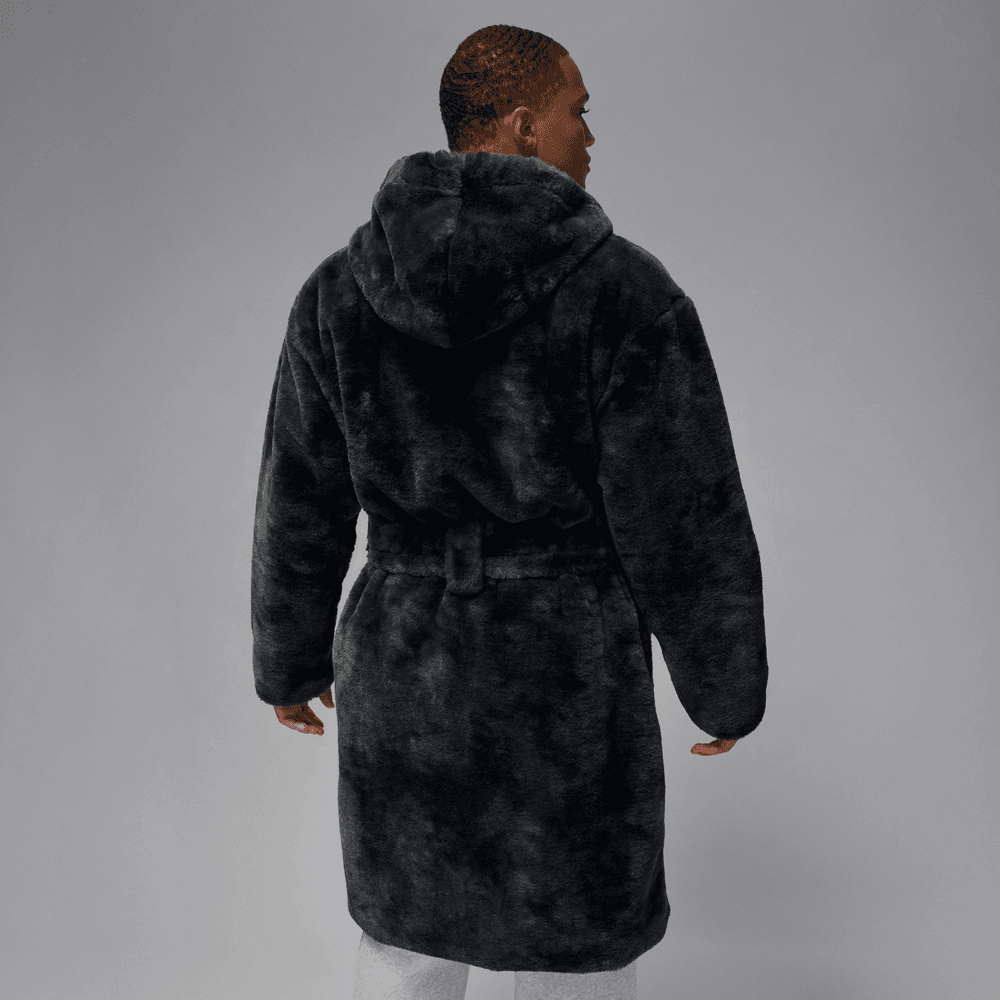 Jordan Brooklyn Fur Robe Thunder Grey