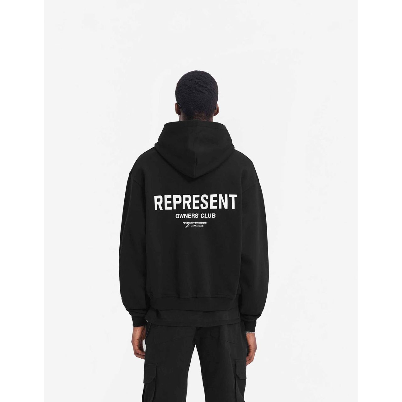 Represent Owners Club Zip Hoodie Black