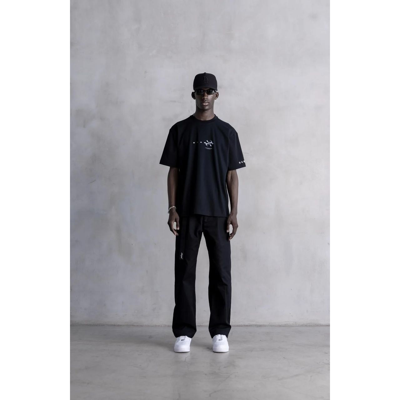 Stampd Sound System Vinyl Relaxed Tee Black