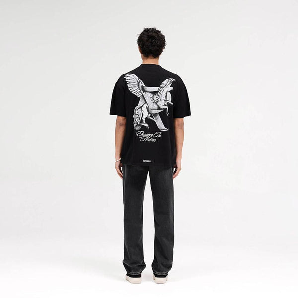 Represent Elegance In Motion Tee Jet Black