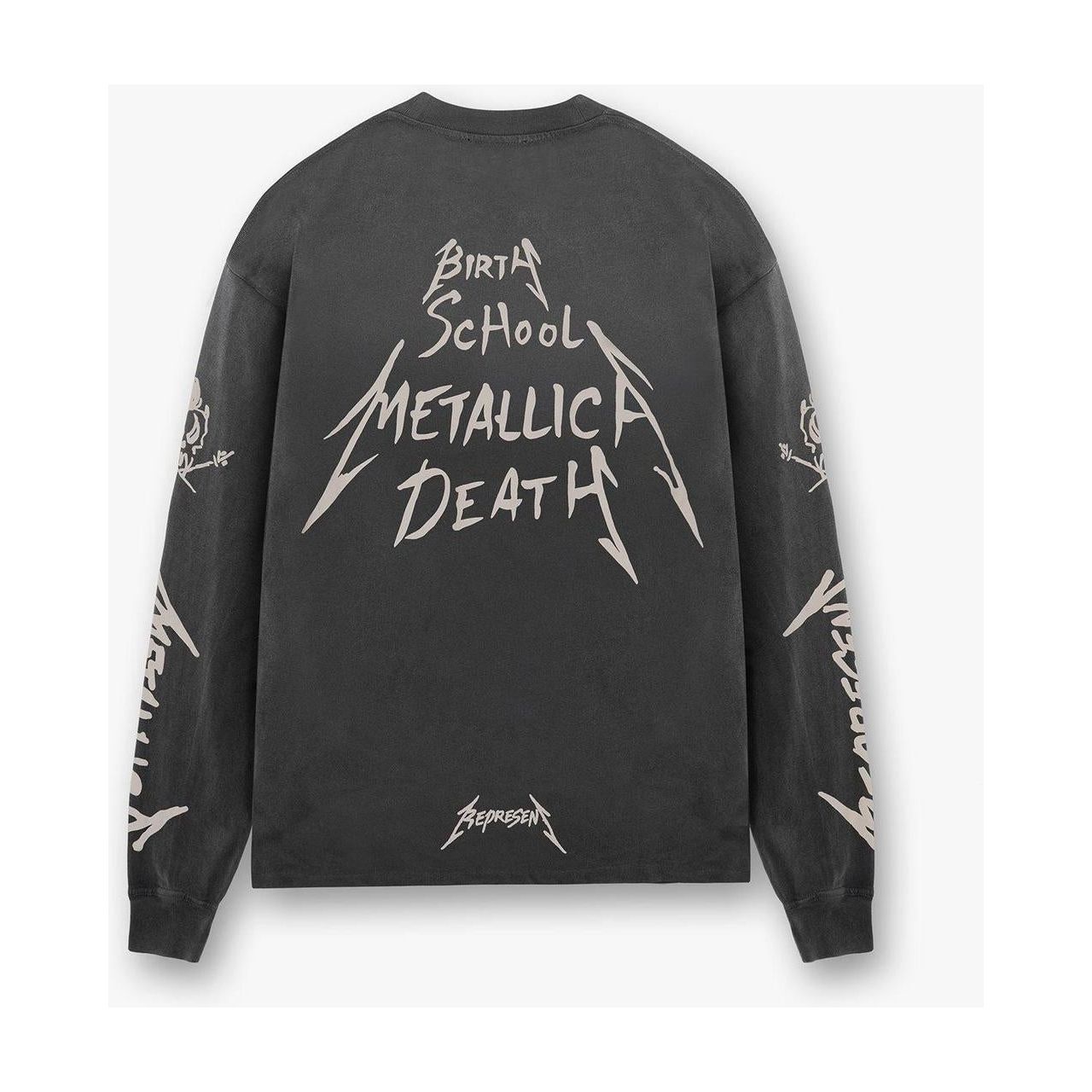 Represent Metallica Garage Inc LS Tee Stained Black