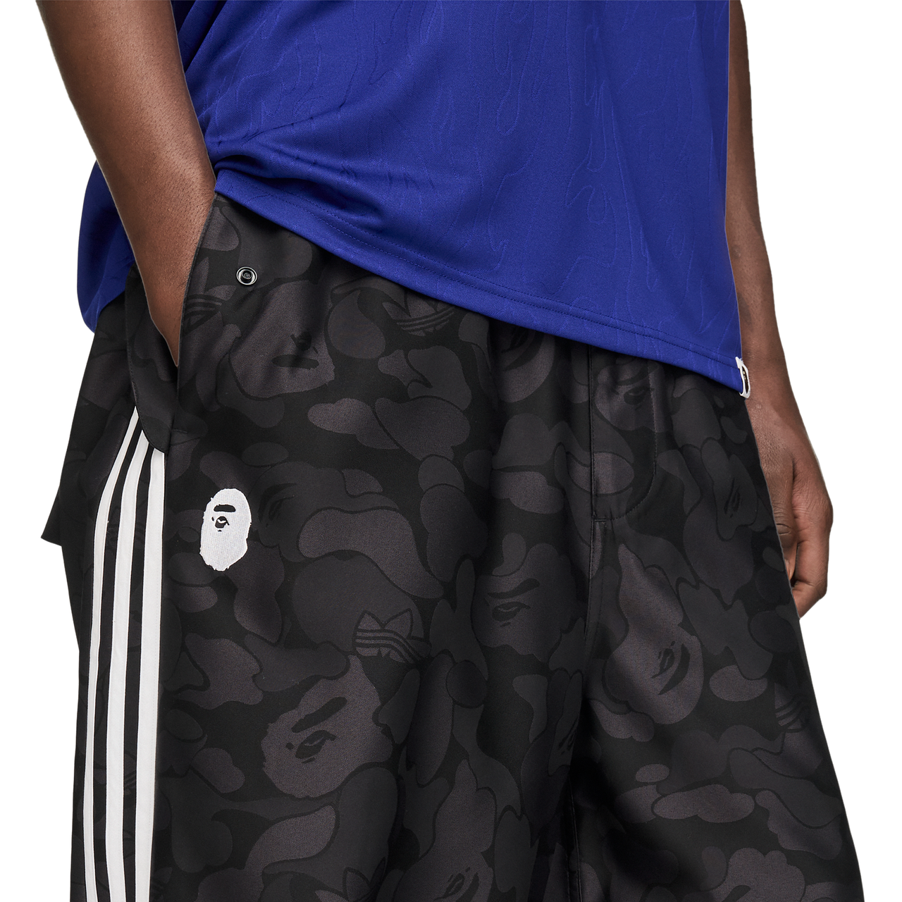 Adidas x Bape Jacquard Black Camo Pant – AWOL Adidas x Bape Jacquard Black Camo Pant – AWOL