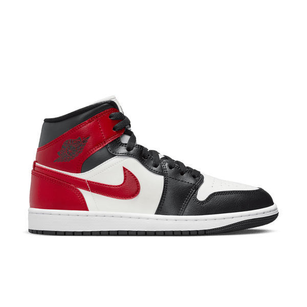 Women's Air Jordan 1 Mid Black Toe