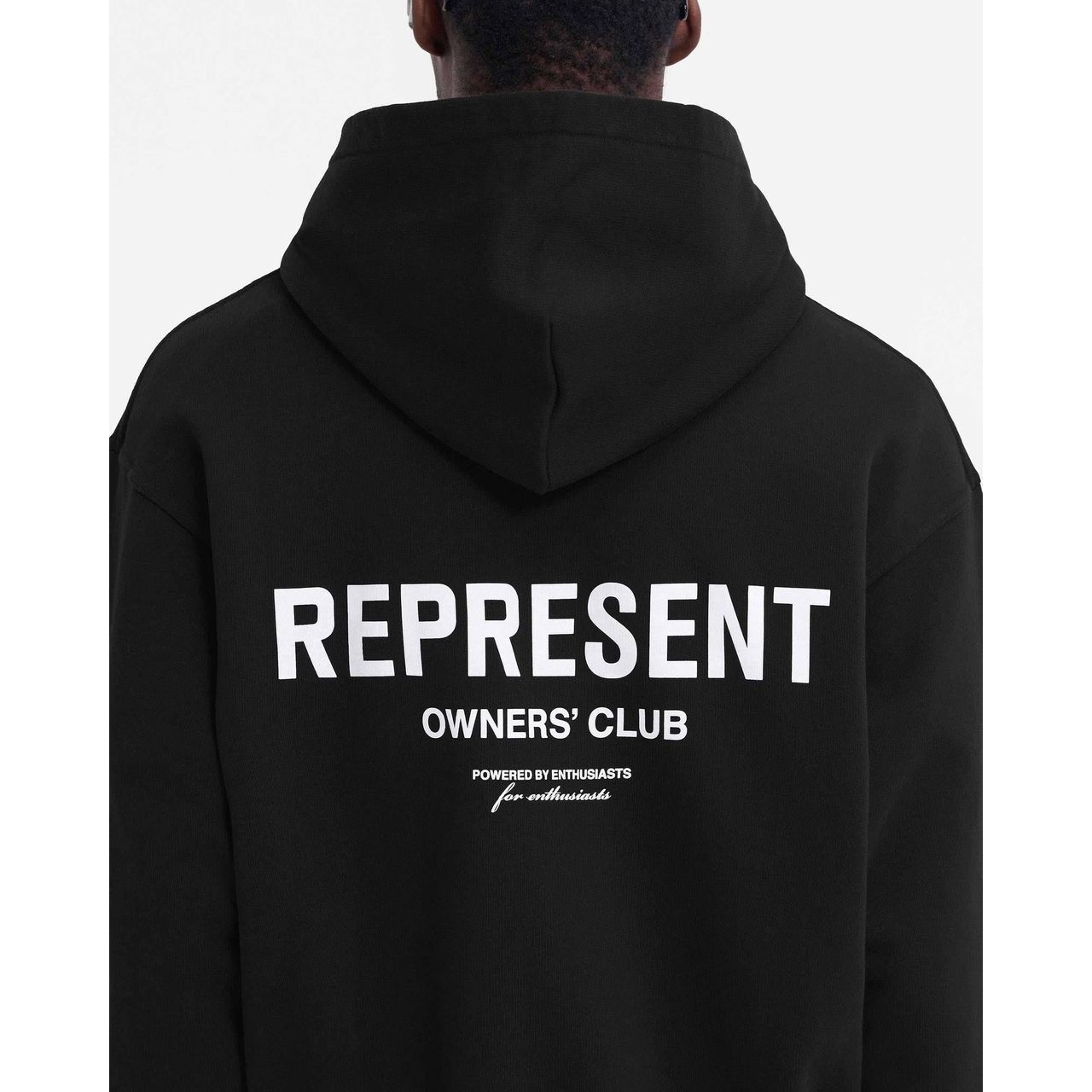 Represent Owners Club Zip Hoodie Black