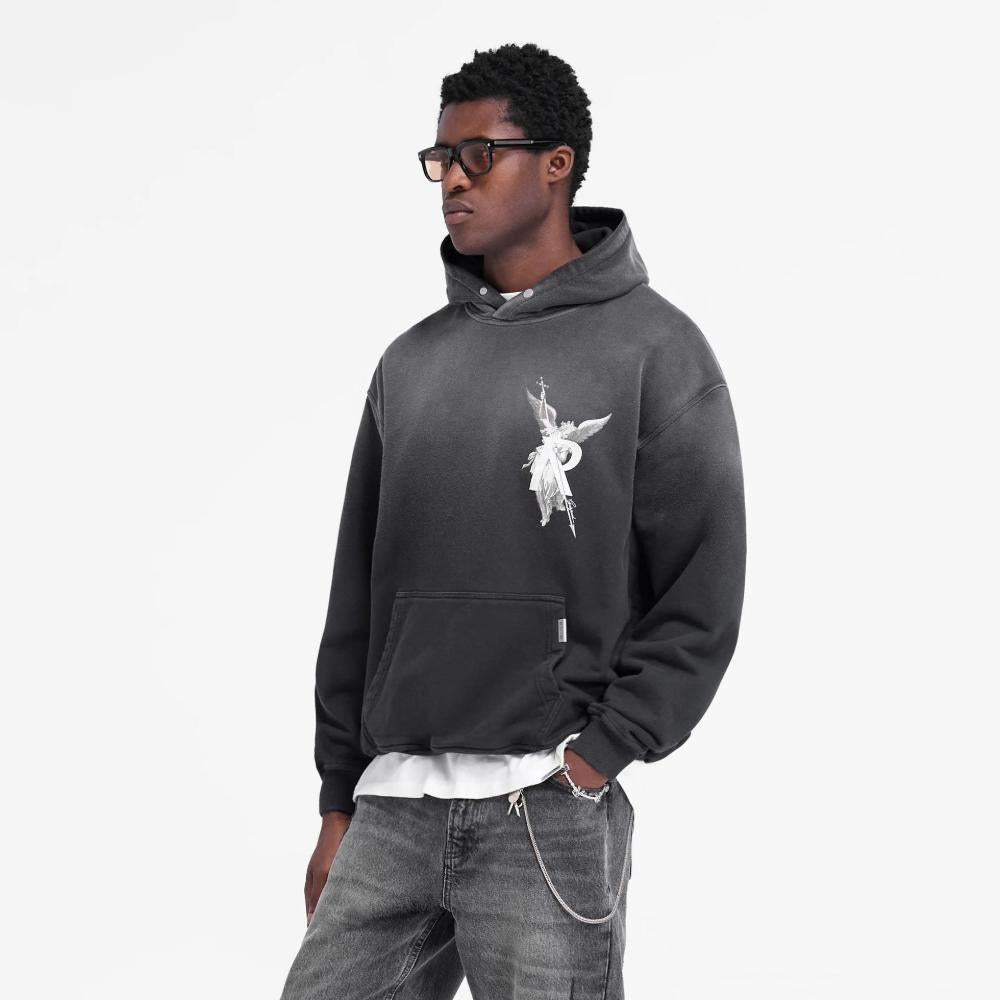 Represent Archangel Hoodie Stained Black