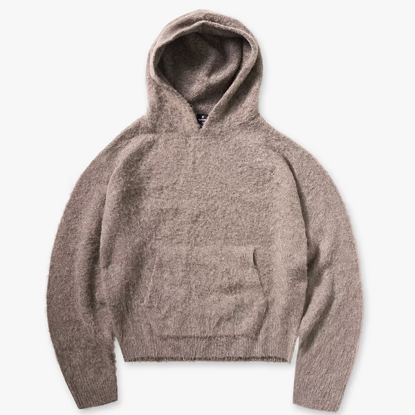 Represent Textured Borg Hoodie Nero