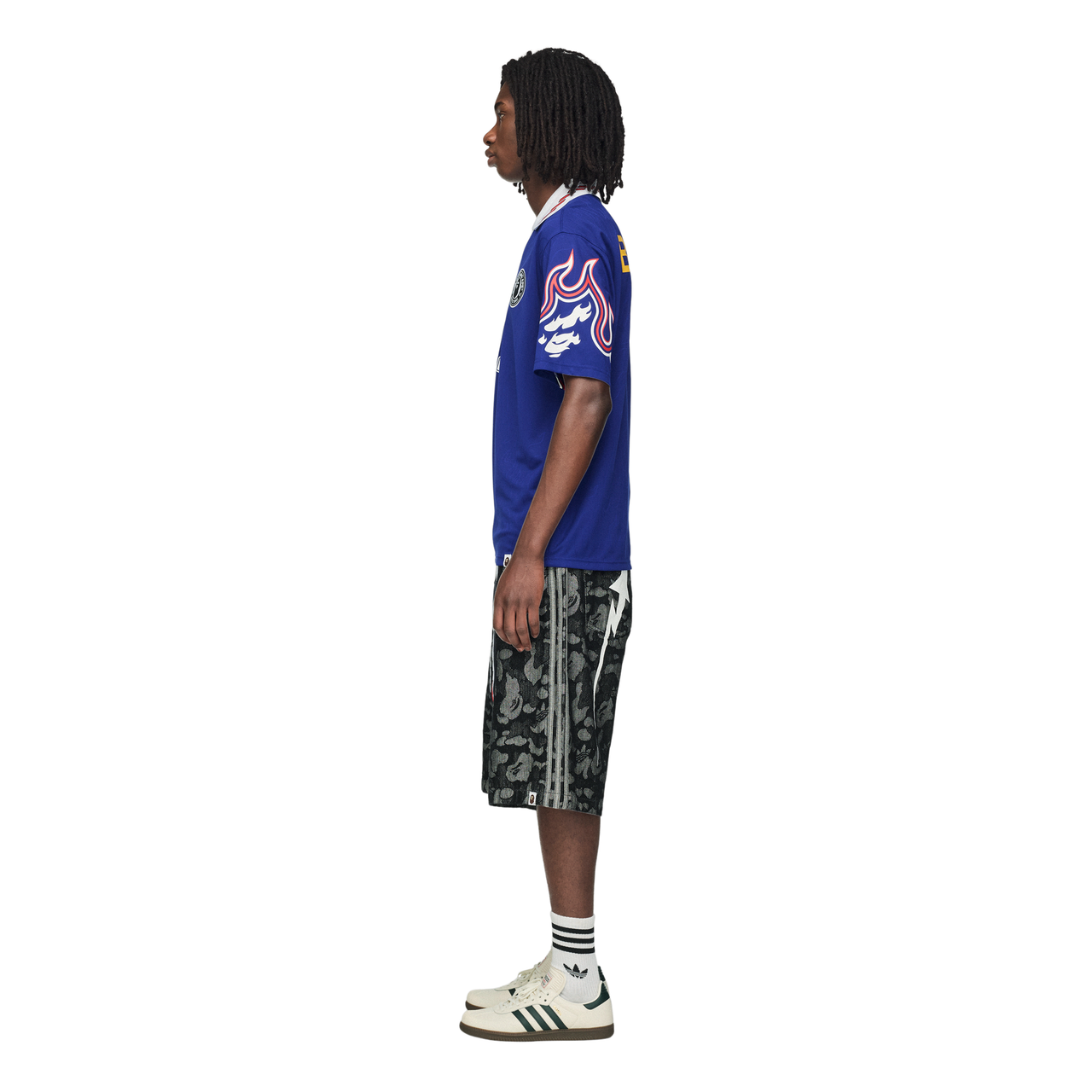 Adidas x Bape SS Flame Soccer Jersey – AWOL